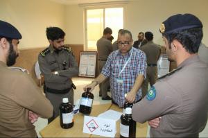 Jamoum Department of Chemistry Holds (How to Deal with Chemical Substances) Course for Civil Defense Officers